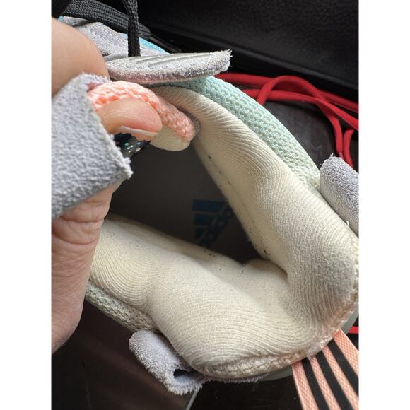 Size 10 - adidas ZoneBoost Aeroblue Clear Orange bs905 - Picture 4 of 8